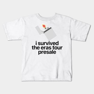 I Survived The Eras Tour Presale Kids T-Shirt